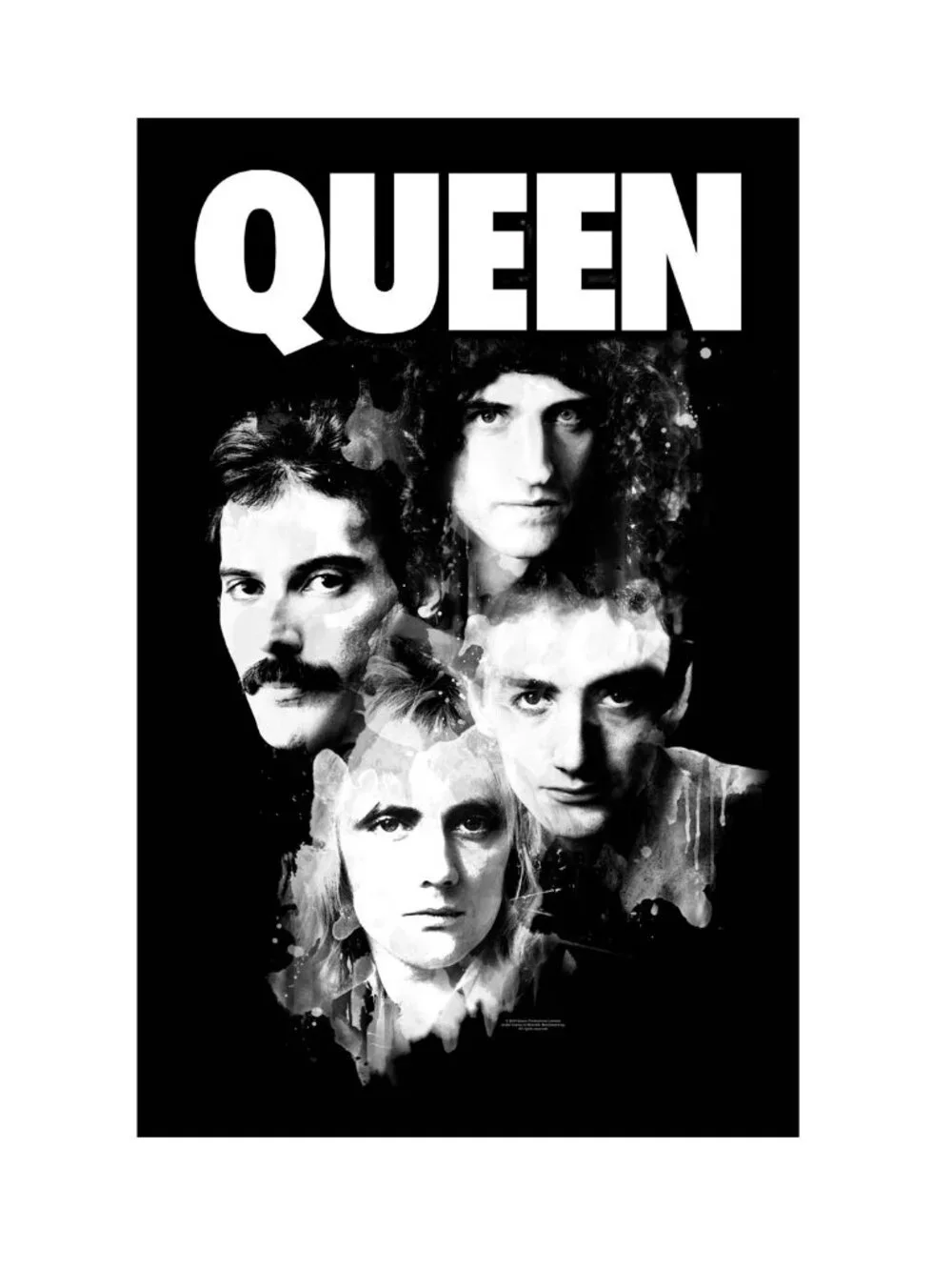 Queen Faces Tapestry Fabric Cloth Poster Flag Wall Banner - Box 1